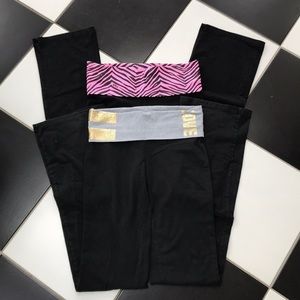 VS Pink yoga pant bundle